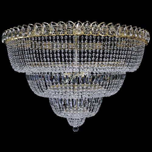 Люстра Хрустальный Каскад №17 3 яруса в Магнитогорске Гусь Хрустальный