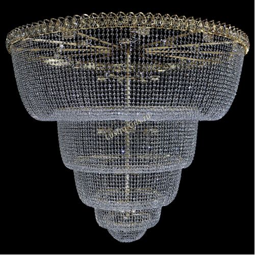 Люстра Хрустальный Каскад №48 5 ярусов в Магнитогорске Гусь Хрустальный