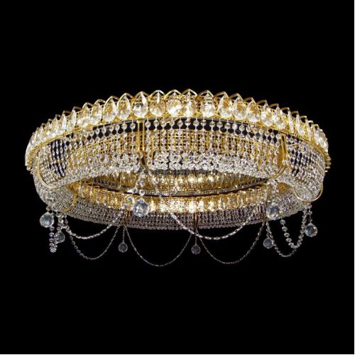 Люстра Кольцо Блин 1000 мм в Магнитогорске Гусь Хрустальный