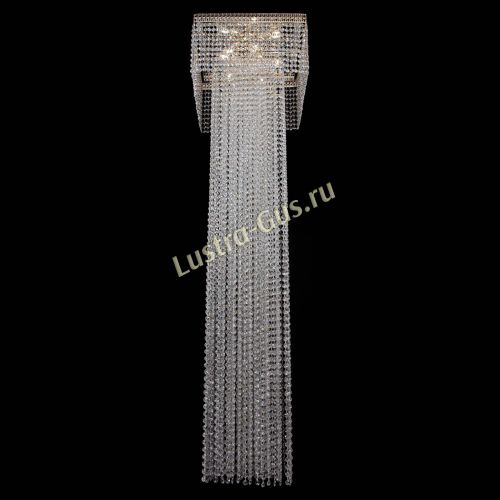 Люстра Колонна Квадрат Длинный в Магнитогорске Гусь Хрустальный