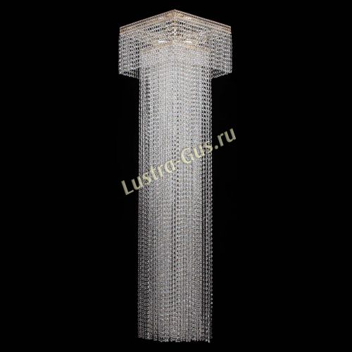 Люстра Колонна Квадрат Длинный в Магнитогорске Гусь Хрустальный