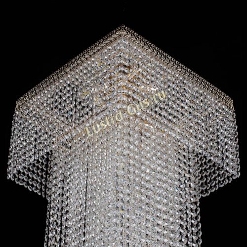 Люстра Колонна Квадрат Длинный в Магнитогорске Гусь Хрустальный