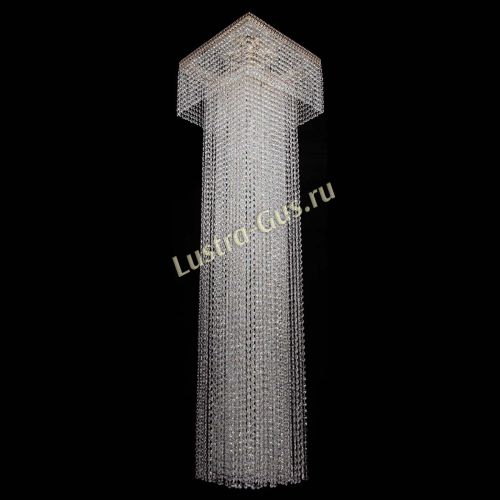 Люстра Колонна Квадрат Длинный в Магнитогорске Гусь Хрустальный