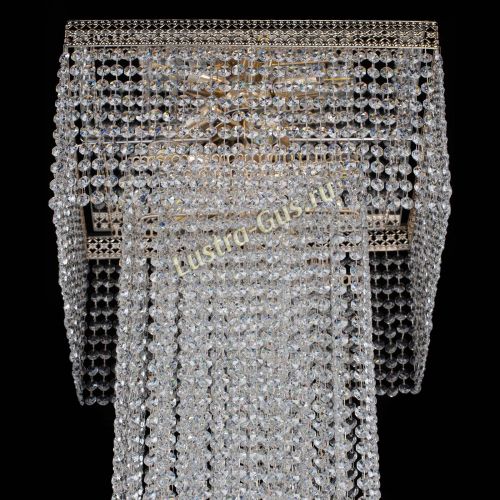 Люстра Колонна Квадрат Длинный в Магнитогорске Гусь Хрустальный