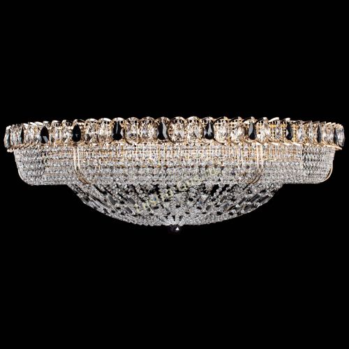 Люстра Кольцо Классика №12 черная в Магнитогорске Гусь Хрустальный