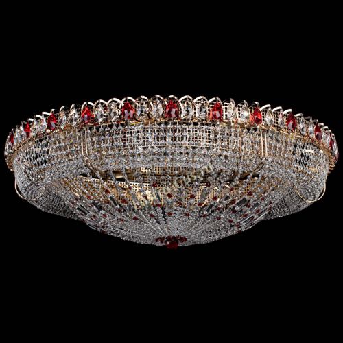 Люстра Кольцо Классика №12 красная в Магнитогорске Гусь Хрустальный