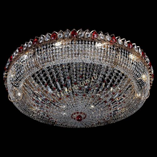 Люстра Кольцо Классика №12 красная в Магнитогорске Гусь Хрустальный