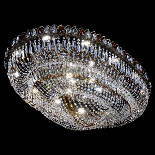 Люстра Кольцо Овал №17 под бронзу чайная в Магнитогорске Гусь Хрустальный