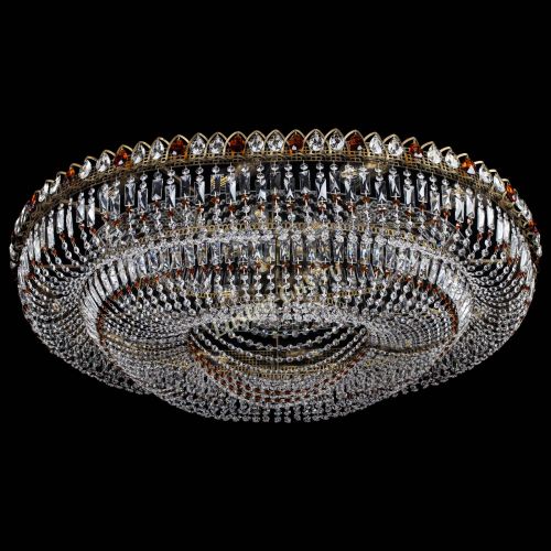 Люстра Кольцо Овал №17 под бронзу чайная в Магнитогорске Гусь Хрустальный