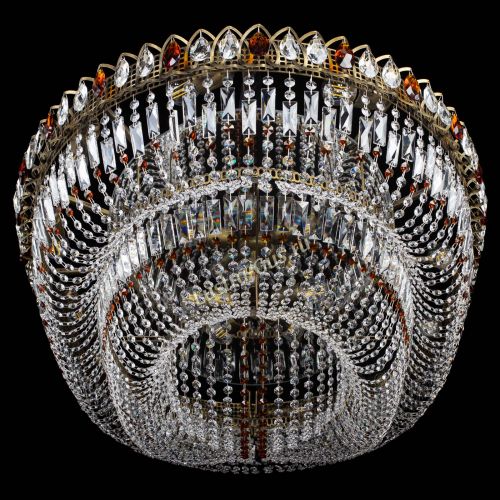 Люстра Кольцо Овал №17 под бронзу чайная в Магнитогорске Гусь Хрустальный