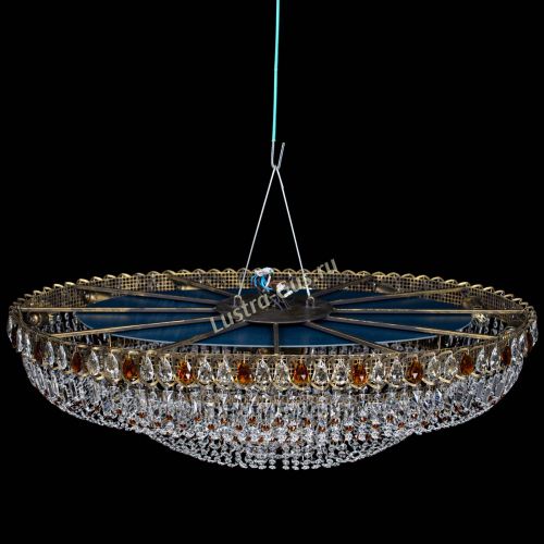 Люстра Кольцо Овал №17 под бронзу чайная в Магнитогорске Гусь Хрустальный