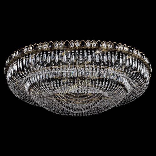 Люстра Кольцо Овал №17 под бронзу черная в Магнитогорске Гусь Хрустальный