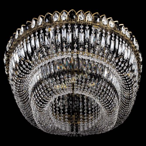 Люстра Кольцо Овал №17 под бронзу черная в Магнитогорске Гусь Хрустальный