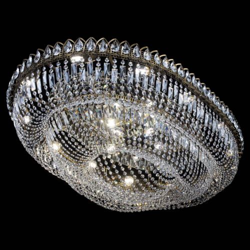 Люстра Кольцо Овал №17 под бронзу в Магнитогорске Гусь Хрустальный