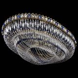 Люстра Кольцо Овал №17 под бронзу синяя в Магнитогорске