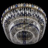 Люстра Кольцо Овал №17 под бронзу синяя в Магнитогорске