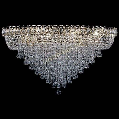 Люстра Кольцо Пирамида Шар 30 большая в Магнитогорске Гусь Хрустальный