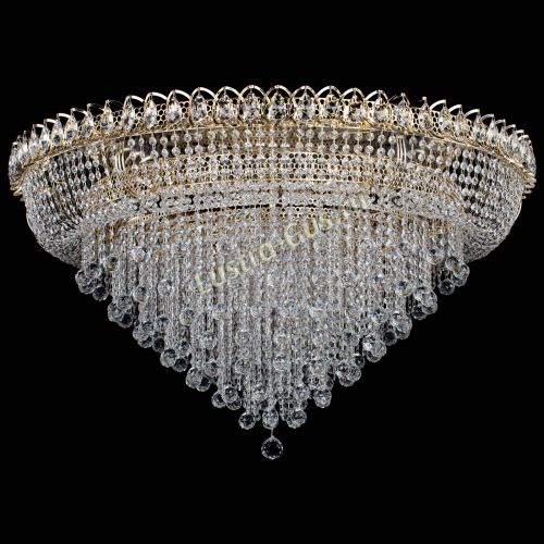 Люстра Кольцо Пирамида Шар 30 большая в Магнитогорске Гусь Хрустальный