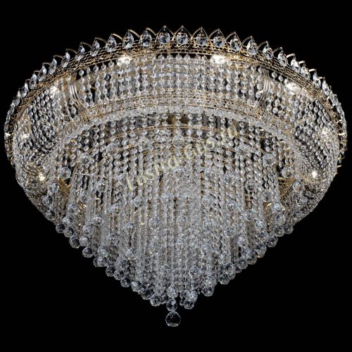 Люстра Кольцо Пирамида Шар 30 большая в Магнитогорске Гусь Хрустальный