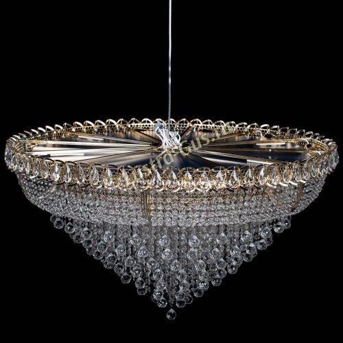 Люстра Кольцо Пирамида Шар 30 большая в Магнитогорске Гусь Хрустальный