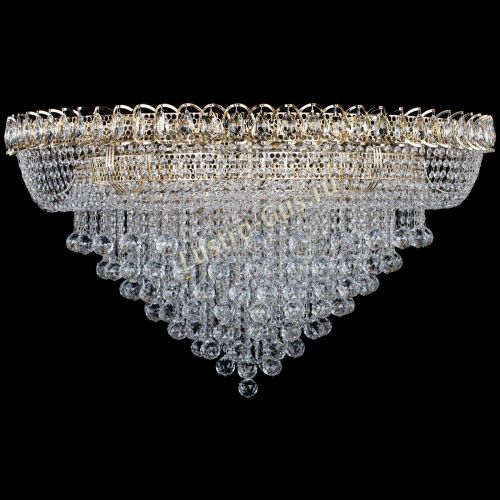 Люстра Кольцо Пирамида Шар 40 большая в Магнитогорске Гусь Хрустальный