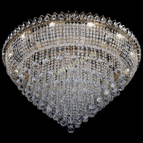 Люстра Кольцо Пирамида Шар 40 большая в Магнитогорске Гусь Хрустальный