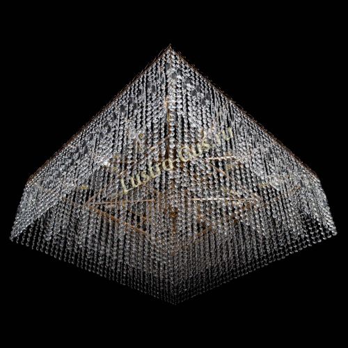 Люстра Квадрат 800 мм в Магнитогорске Гусь Хрустальный