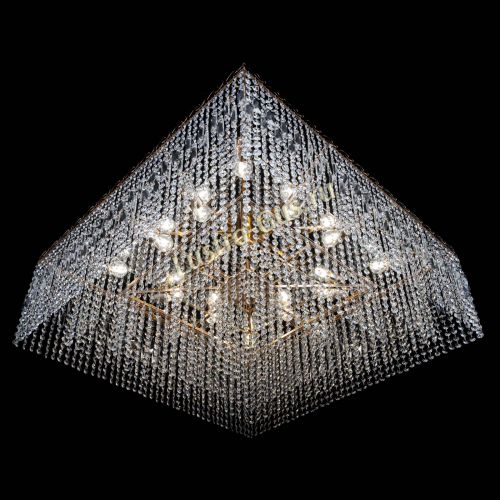 Люстра Квадрат 800 мм в Магнитогорске Гусь Хрустальный