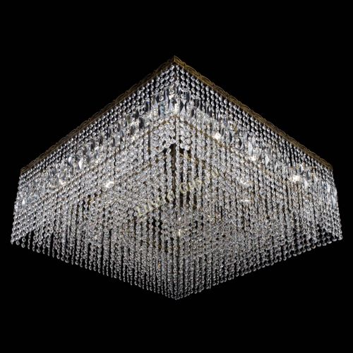 Люстра Квадрат 800 мм под бронзу в Магнитогорске Гусь Хрустальный