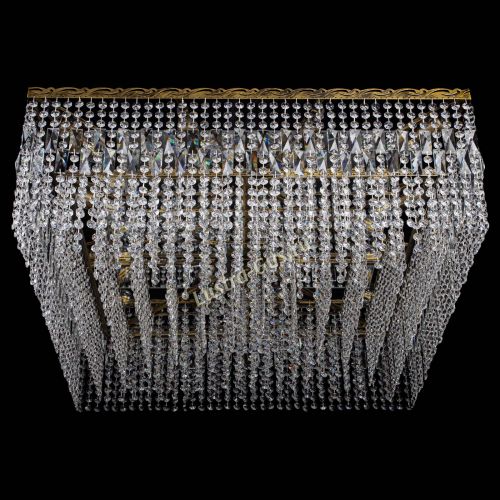 Люстра Квадрат 800 мм под бронзу в Магнитогорске Гусь Хрустальный