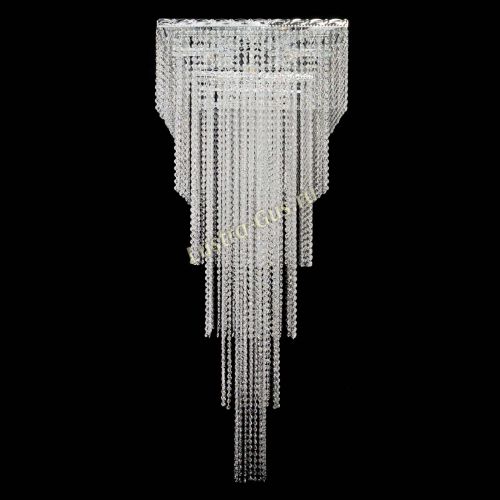 Люстра Квадрат Каскад №8 в Магнитогорске Гусь Хрустальный