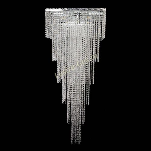 Люстра Квадрат Каскад №8 в Магнитогорске Гусь Хрустальный