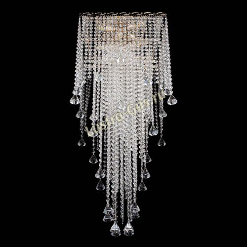 Люстра Квадрат Водопад с конусами в Магнитогорске Гусь Хрустальный