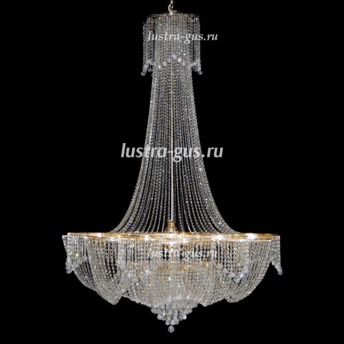 Люстра Лотос 36 ламп в Магнитогорске Гусь Хрустальный