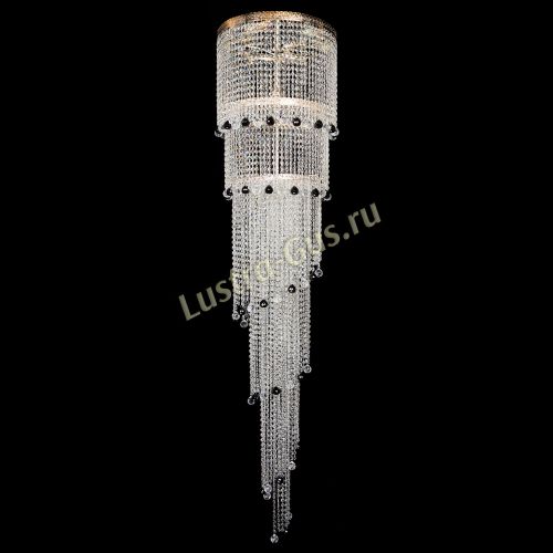 Люстра Милан каскад шар черный в Магнитогорске Люстра Милан каскад шар черный в Магнитогорске