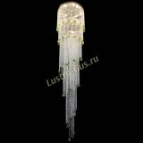 Люстра Милан каскад шар зеленый в Магнитогорске