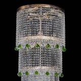 Люстра Милан каскад шар зеленый в Магнитогорске