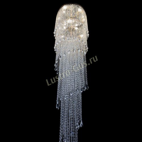 Люстра Милан каскад журавлик в Магнитогорске Гусь Хрустальный