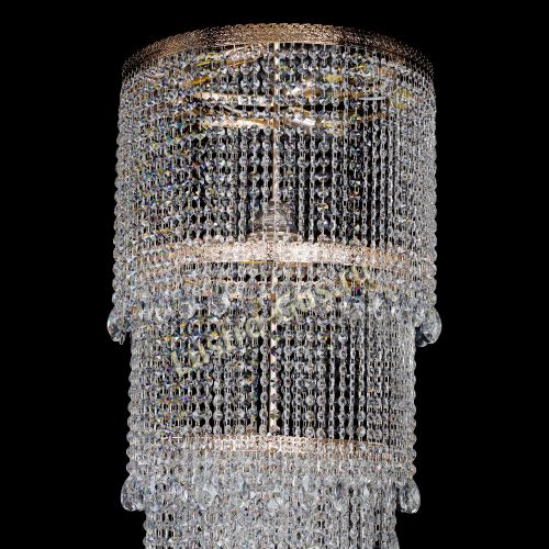 Люстра Милан каскад журавлик в Магнитогорске Гусь Хрустальный