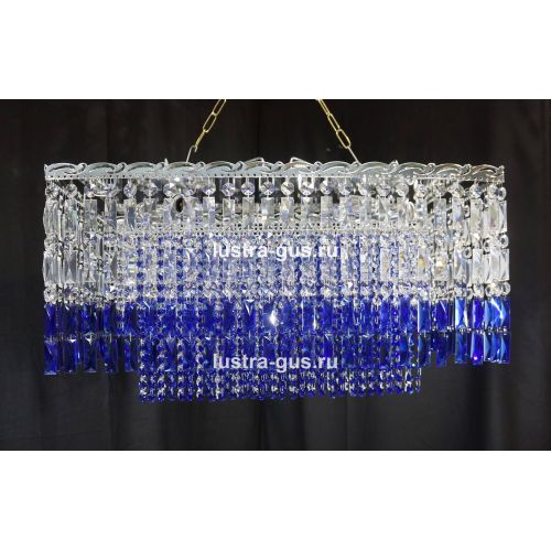 Люстра Капель Прямоугольная Пластинка в Магнитогорске Гусь Хрустальный
