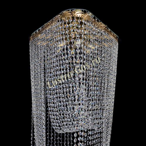 Люстра Прага каскад в Магнитогорске Гусь Хрустальный