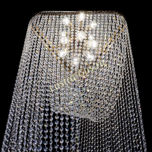 Люстра Прага каскад в Магнитогорске Гусь Хрустальный