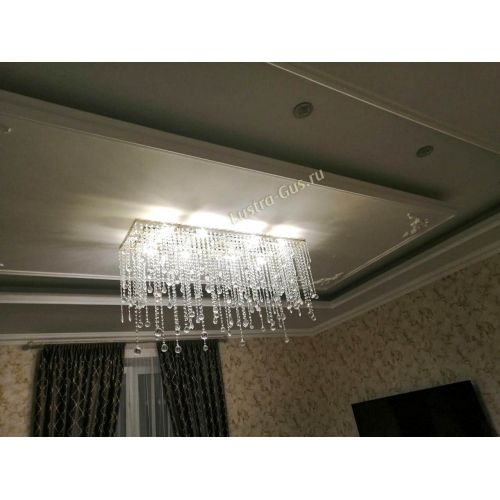 Люстра Прямоугольник №2 в Магнитогорске Гусь Хрустальный