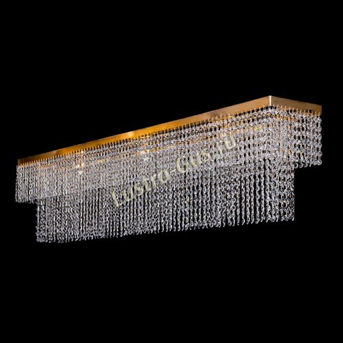 Люстра Прямоугольник Капель в Магнитогорске Гусь Хрустальный