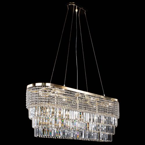 Люстра Прямоугольник Сигма №14 пластинка в Магнитогорске Гусь Хрустальный