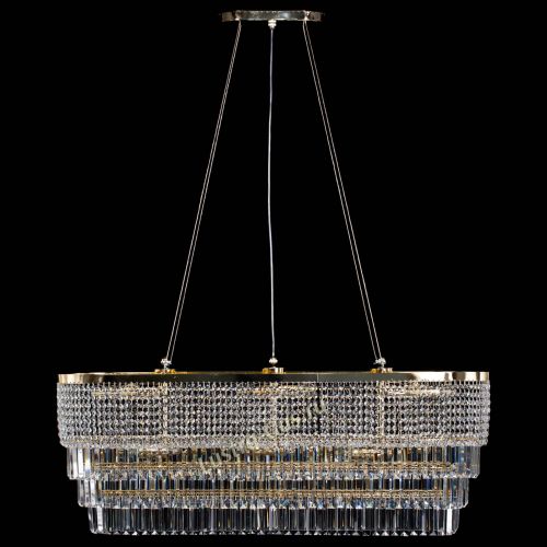 Люстра Прямоугольник Сигма №14 пластинка в Магнитогорске Гусь Хрустальный