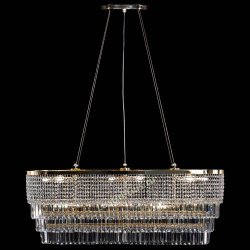 Люстра Прямоугольник Сигма №14 пластинка в Магнитогорске Гусь Хрустальный