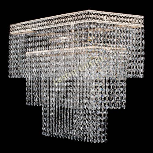 Люстра Прямоугольник Венеция №3 в Магнитогорске Гусь Хрустальный