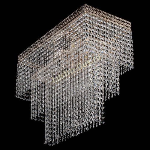 Люстра Прямоугольник Венеция №3 в Магнитогорске Гусь Хрустальный