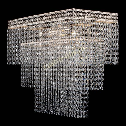 Люстра Прямоугольник Венеция №3 в Магнитогорске Гусь Хрустальный